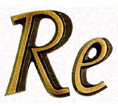 Bronze Buchstaben 3